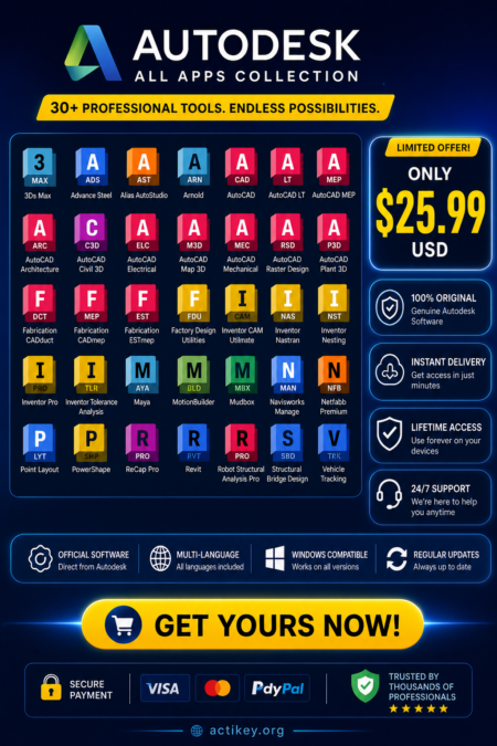 AutoCAD All Apps 2024 1-year Activation