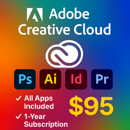 Adobe Creative Cloud subscription 1 Year Windows / Mac